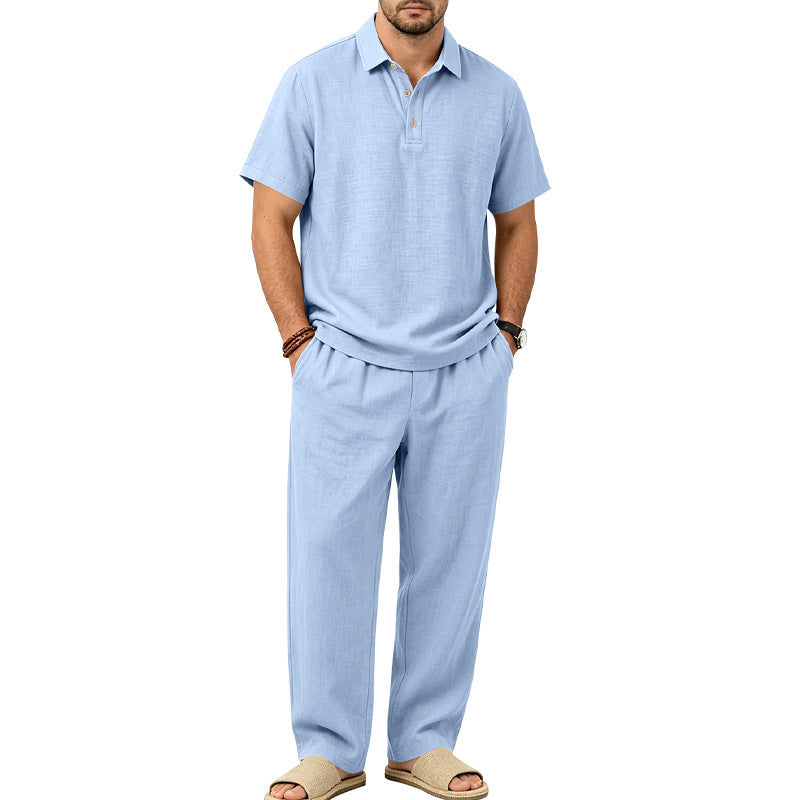 Haut à manches courtes et pantalons pour hommes