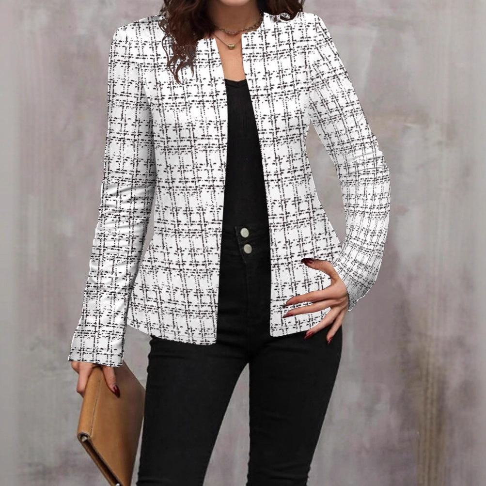 Veste polyvalente décontractée et mince pour femmes
