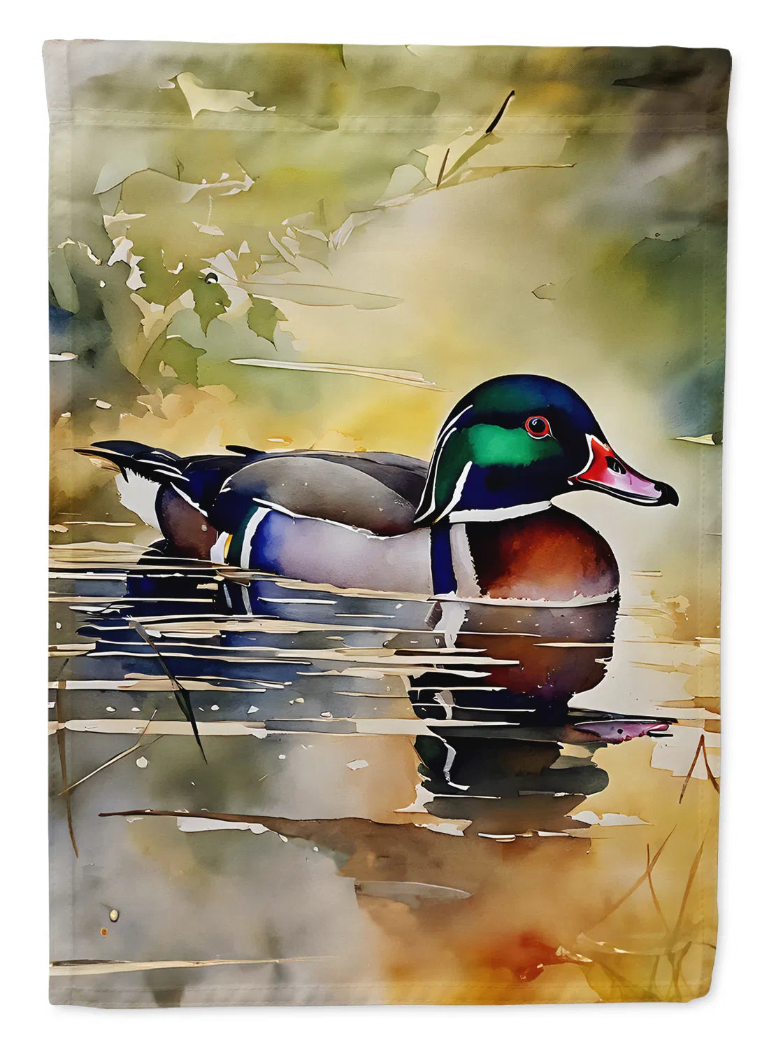 Bois Duck Garden Drapeau Boîte aux lettres Drapeau décoratif Drapeau Bannière extérieure Patio Artwork Yard