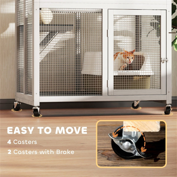Escaliers pour animaux de compagnie Cat Climbing Tower Cat House