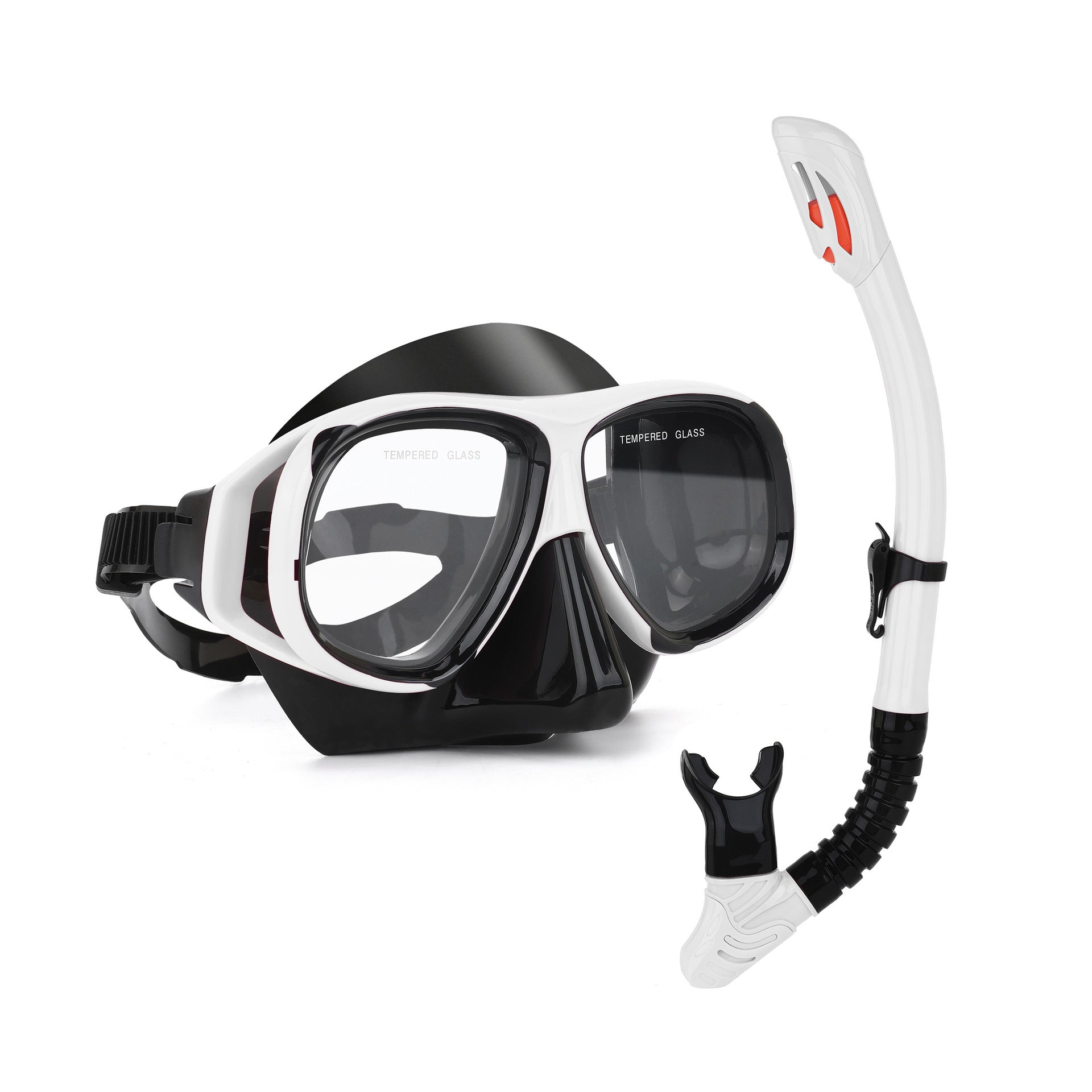 Masque de plongée et tuba sec avec option Myopia Availabl