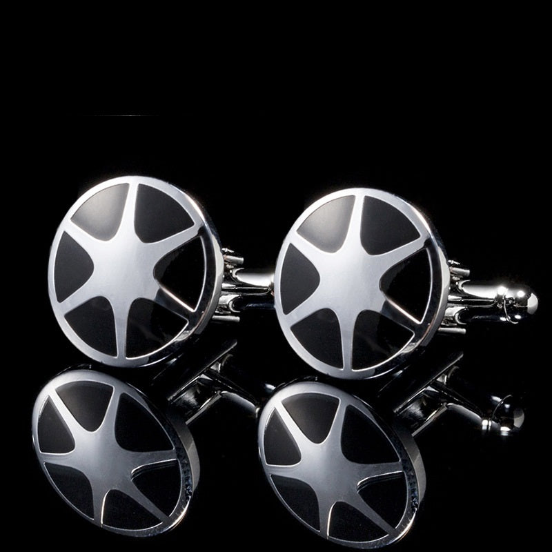 Cufflinks hommes carrés Spot simple Cuff Boutons français