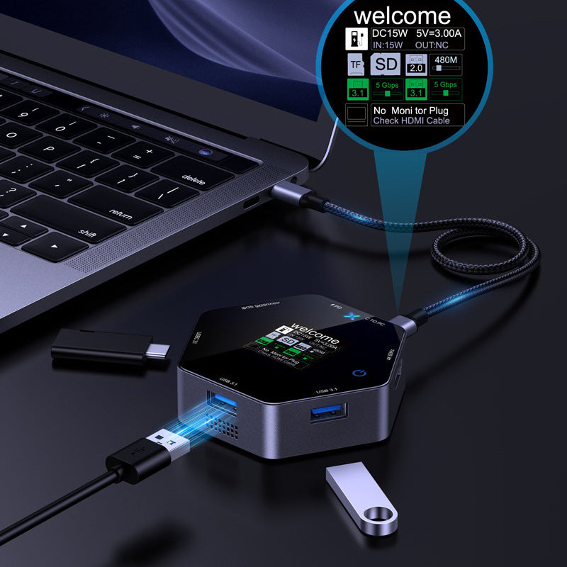 Affichage intelligent PD charge USB Extender