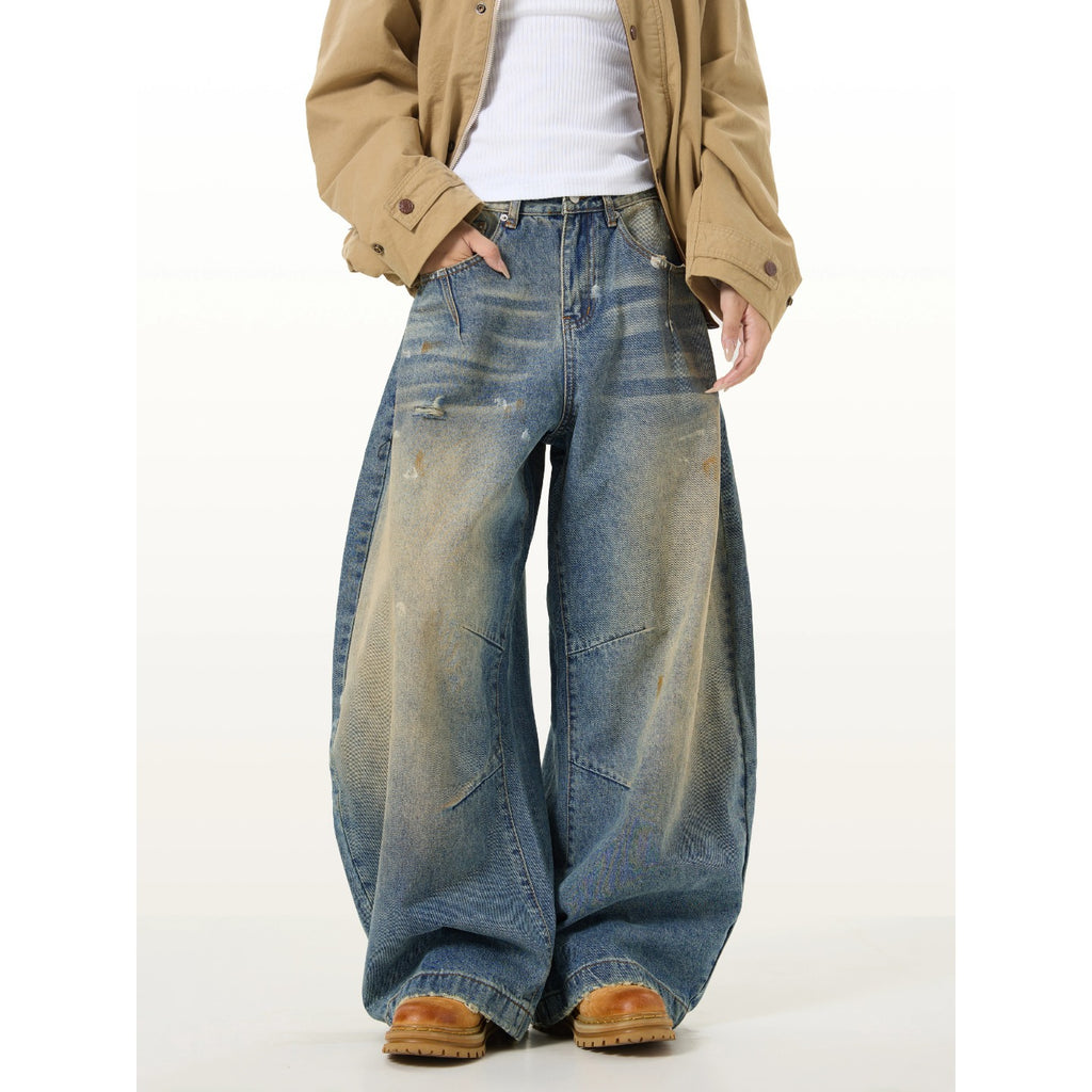 Rétro Détresse Scythe Jeans pour hommes