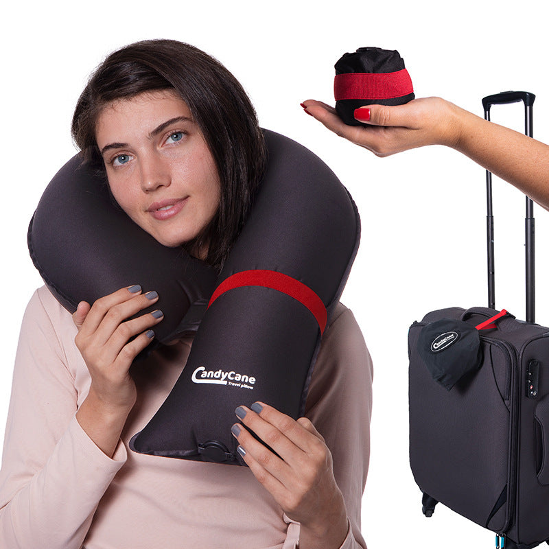 Oreiller gonflable de voiture de voyage