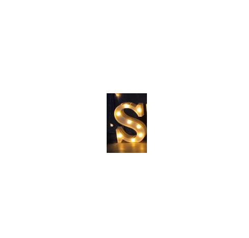Lumineux LED Letter Number Night Light Anglais Alphabet Number Batterie Lampe Romantique Weddi