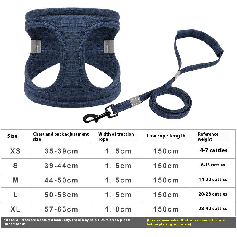 Chien Walking Rope Chien Leash Vest Style