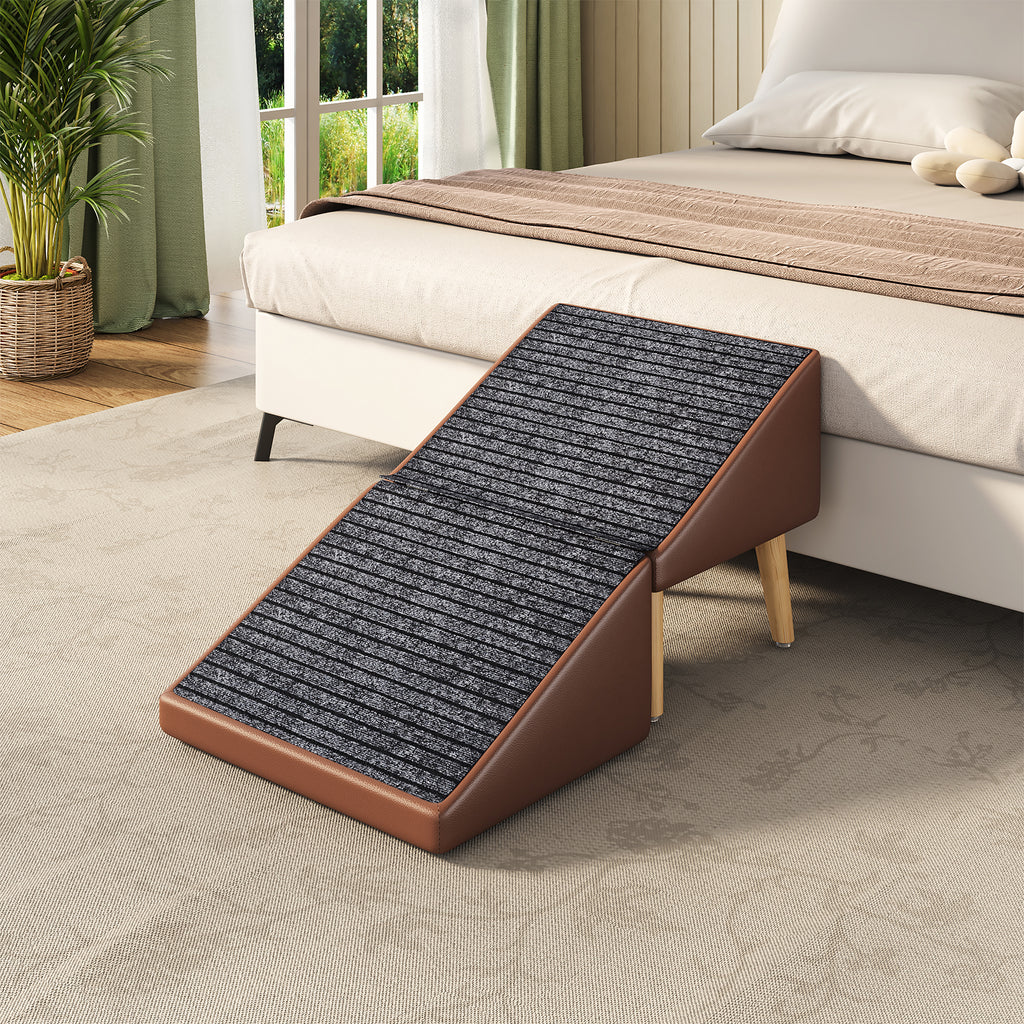 3-en-1 Dog Ramp 18.89"×17.91"×20.08" avec stockage – Étables pour chiens âgés et blessés &