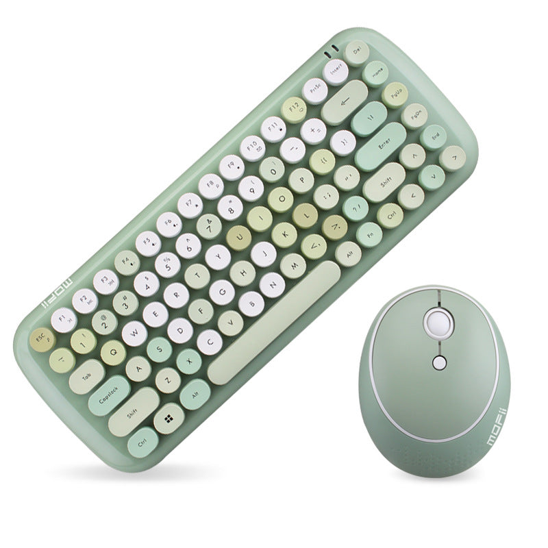 Mini sans fil de bureau 2,4G jeu de souris clavier