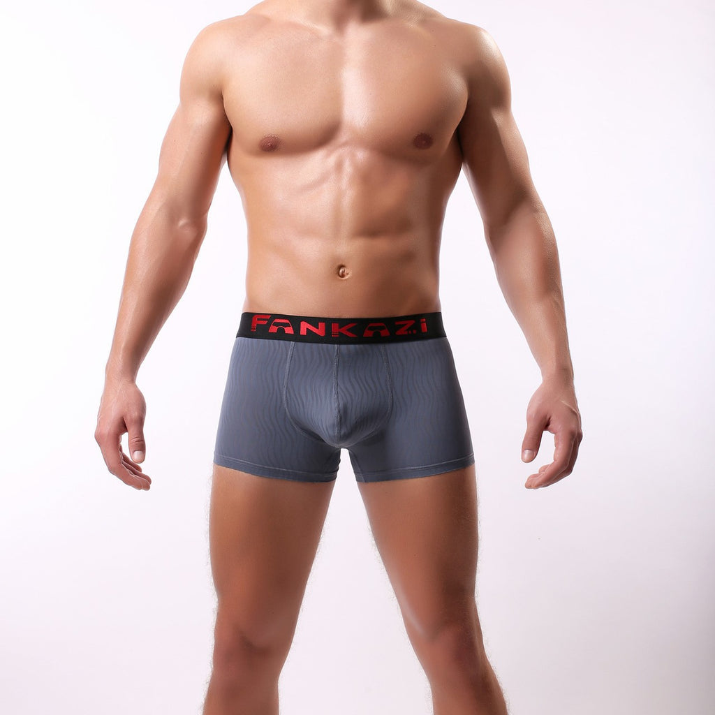 Sous-vêtements pour hommes rayés Boxers respirants et encombrants