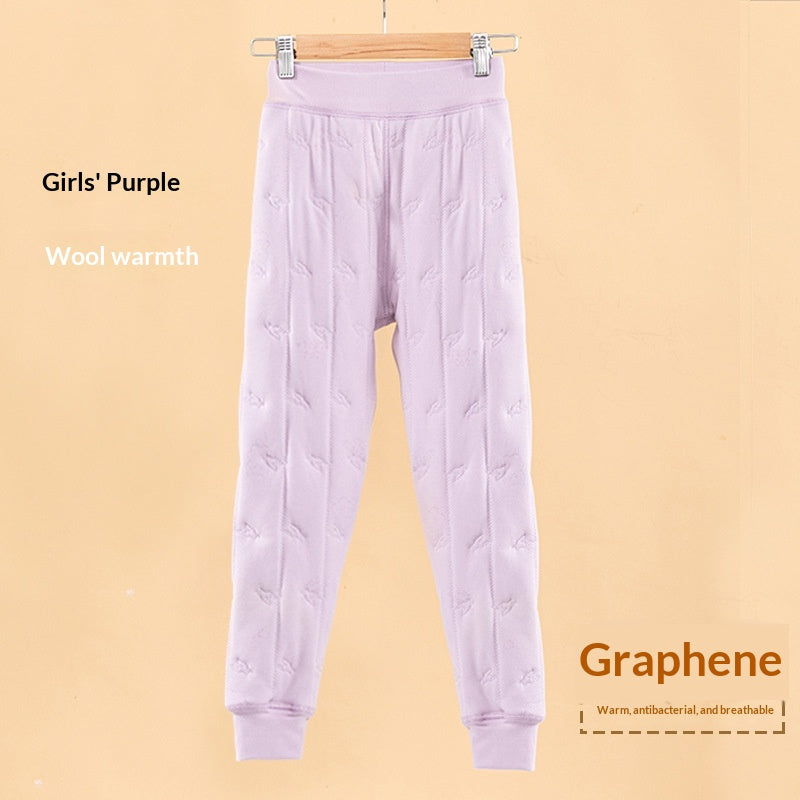 Kids' thick warm winter trousers