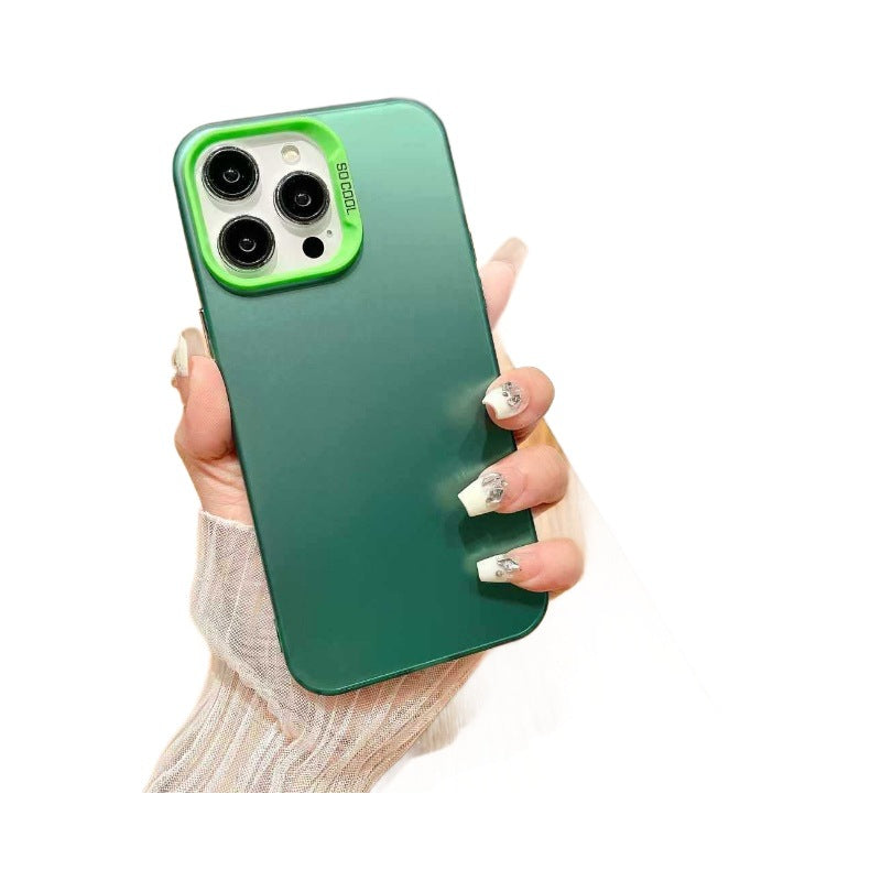 Housse de protection Matte pour téléphone couleur argent haute qualité