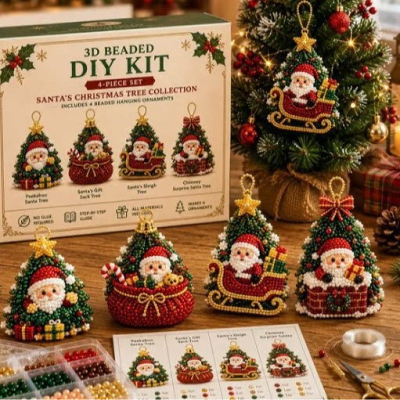 3D Perles Icônes de Noël Kit de bricolage
