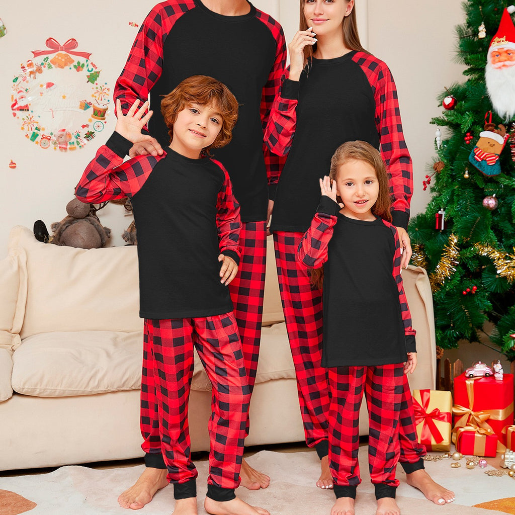 Pyjama de pyjama imprimé Plaid