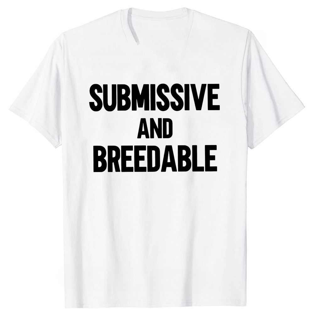 Obédient et reproductible T-shirt drôle Humour pur coton neutre
