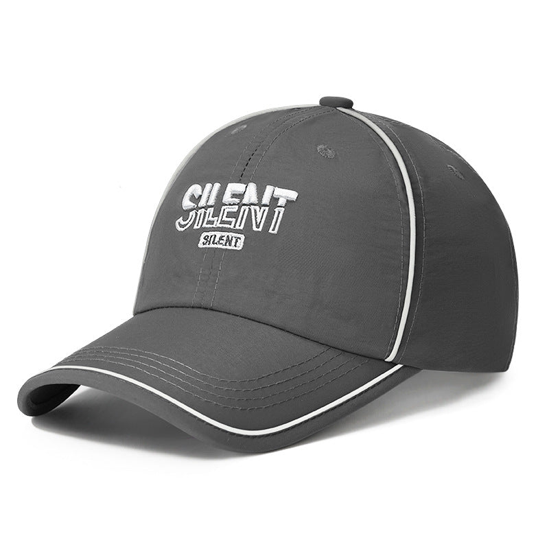 Mode Nouveau style Bande fluorescente Séchage rapide Casquette de baseball avec simple lettre brodée