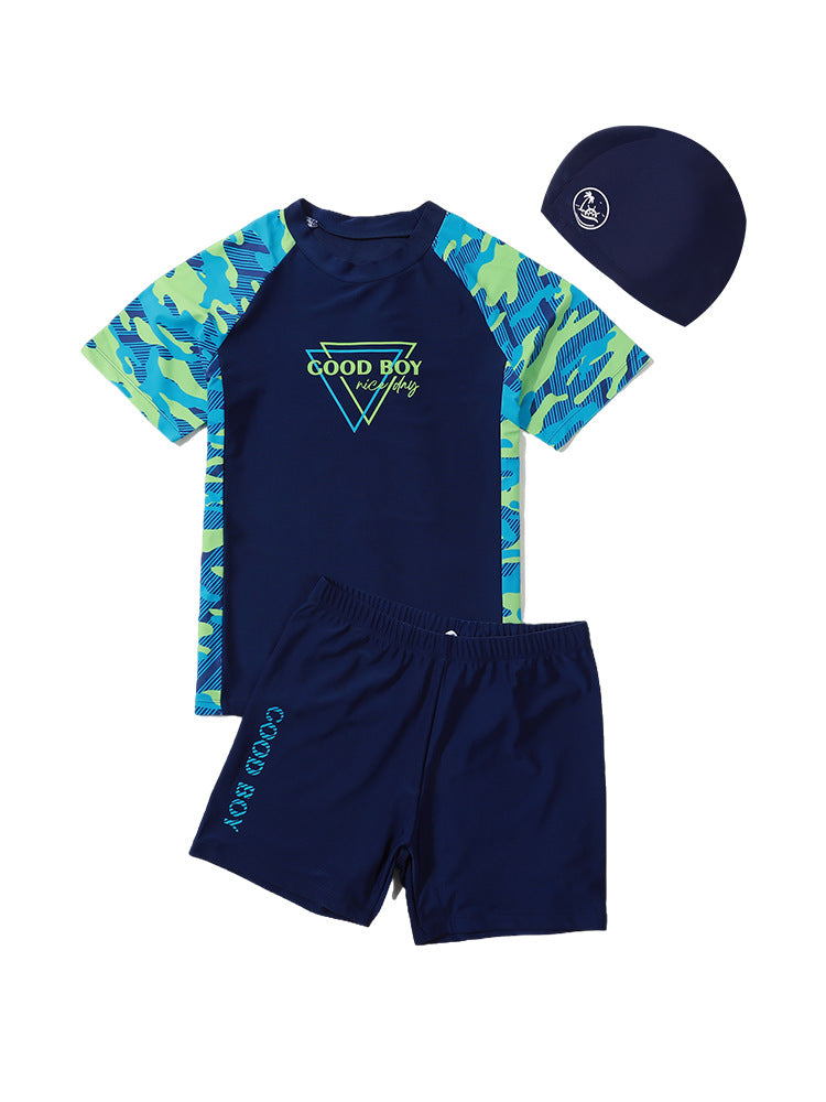 Maillots de bain pour enfants Garçons Big Children Split Fat Children's Big Children's Spring Natation