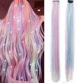 Couleur 1-card Gradient Sans couture droite cheveux bouclés