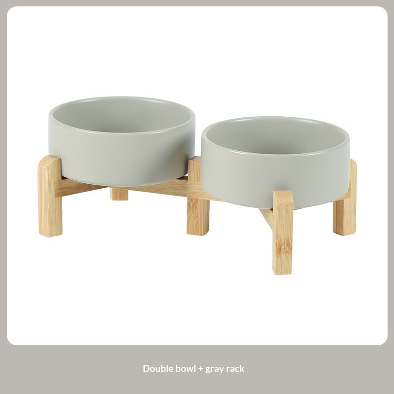 Chien d'animaux de compagnie Food Bowl Dog Food Dish Cat Ceramic