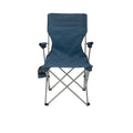 Chaise de camping avec siège en polyester durable et cadre en acier