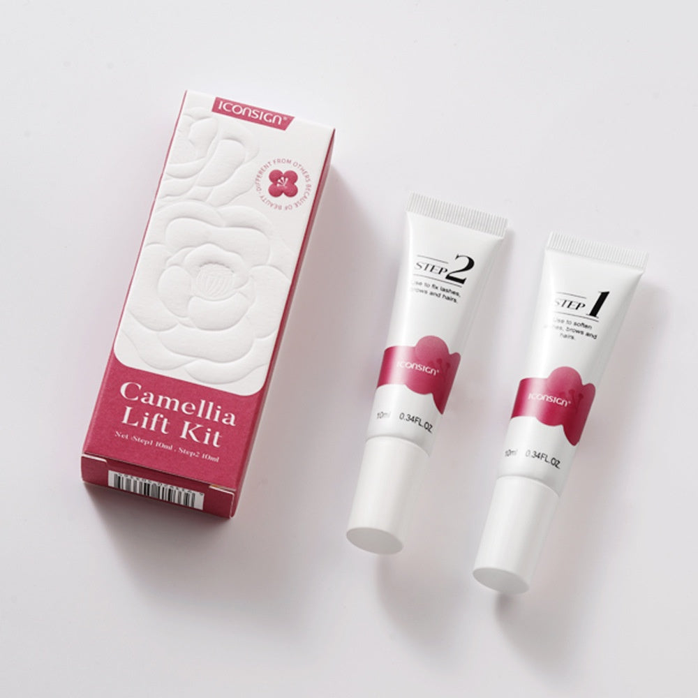 2-en-1 Huile de Camellia Perm Vegan Keratin Lift