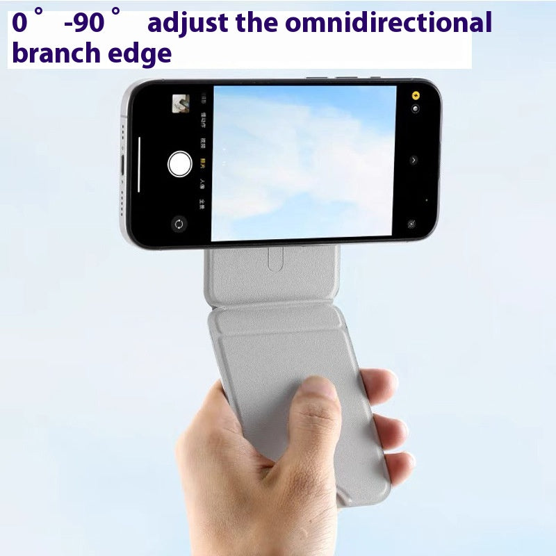 Live Selfie Multifonctionnel en cuir porte téléphone mobile