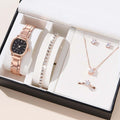 Montre à quartz romaine carrée en alliage pour femmes