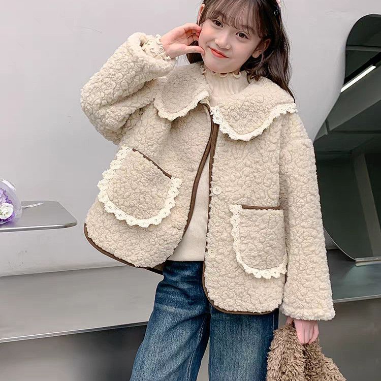 Élégant Lambswool Top pour les enfants filles Tisser des enfants plus âgés