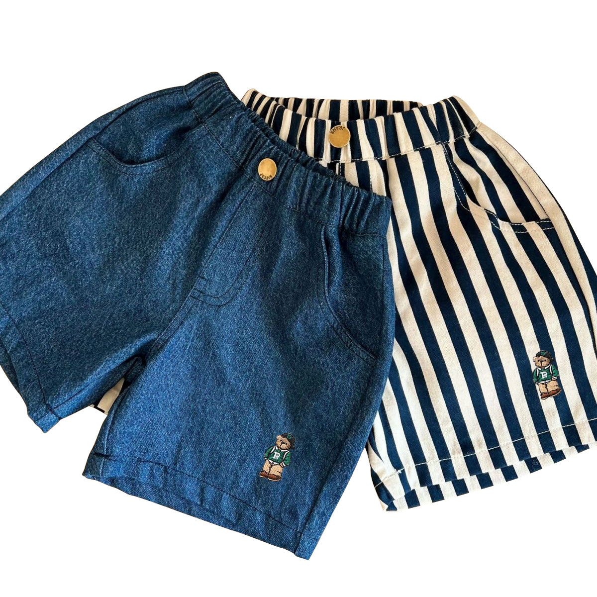 Short de denim occasionnel d'été pour enfants
