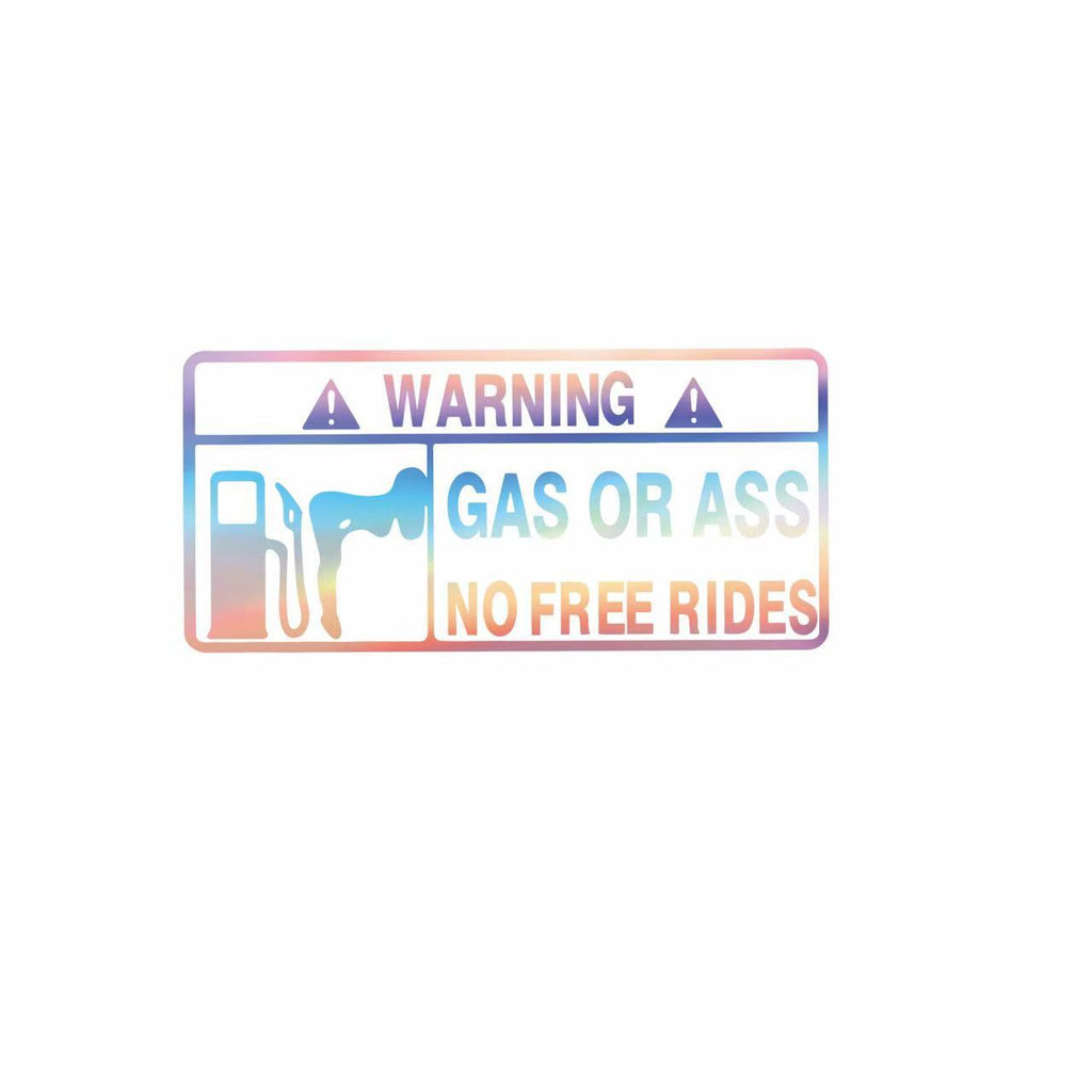 Sticker de voiture réfléchissant avec avertissement lettres anglaises