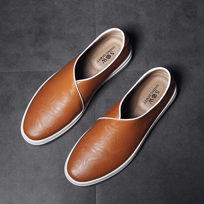 Style Casual Chaussures en cuir Hommes