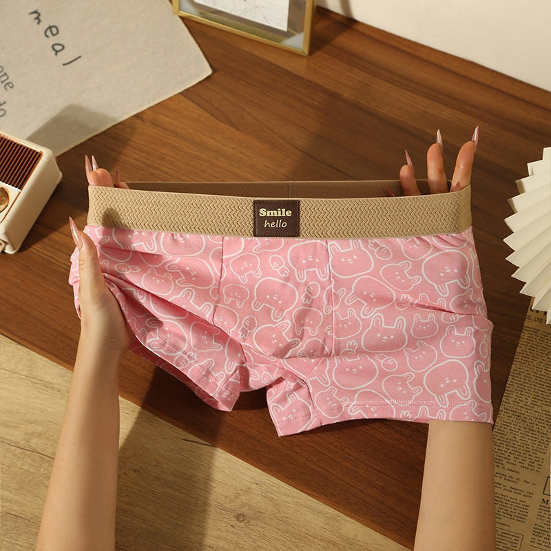 Sous-vêtements pour hommes Slips cartonnés en coton imprimé