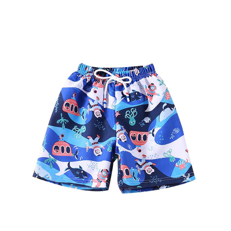 Shorts Beach Trunks Casual Loose Outer Wear Big Panties Cartoon Fashionable Cinquième Pantalon