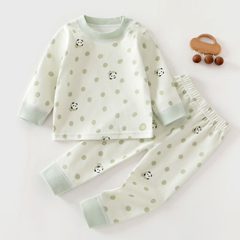 Bébé ensemble de deux pièces sans couture conception couche de base essentielle pour les nouveaux-nés