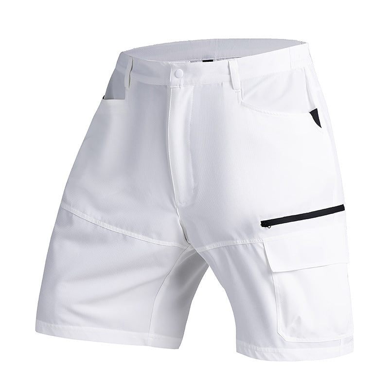 Short de travail sport respirant multi-poches pour hommes Quick-Dry Outdoor Running Casual Pantalons