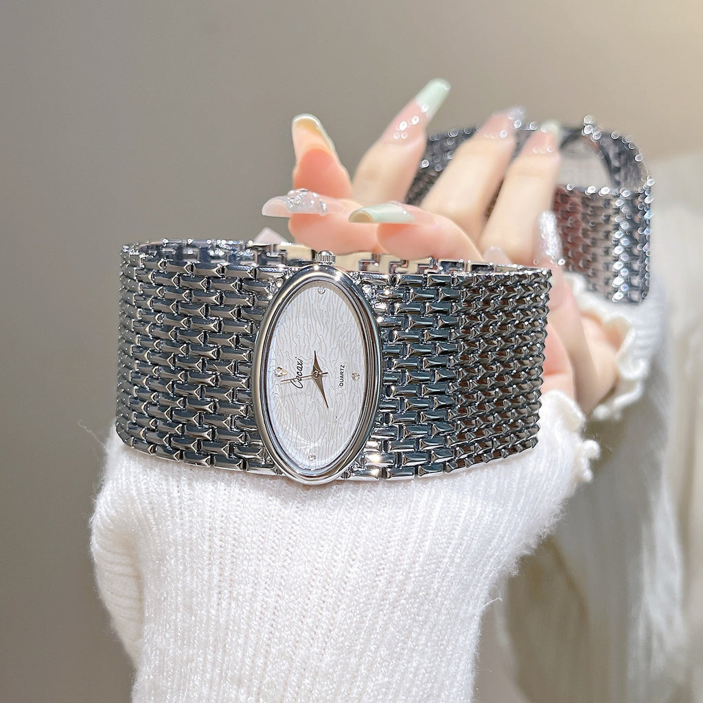 Montre Quartz Vintage pour femmes élégant et tendance
