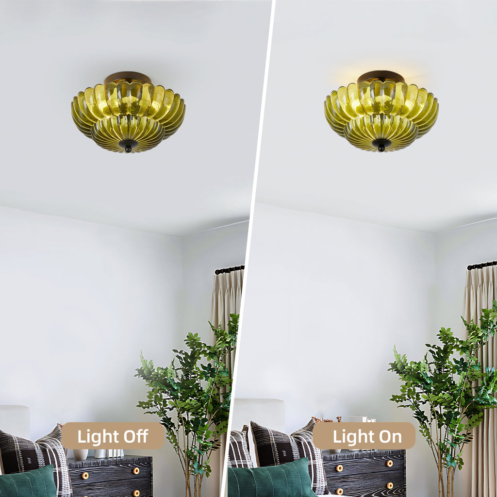 Lumière de plafond de montage semi-flush