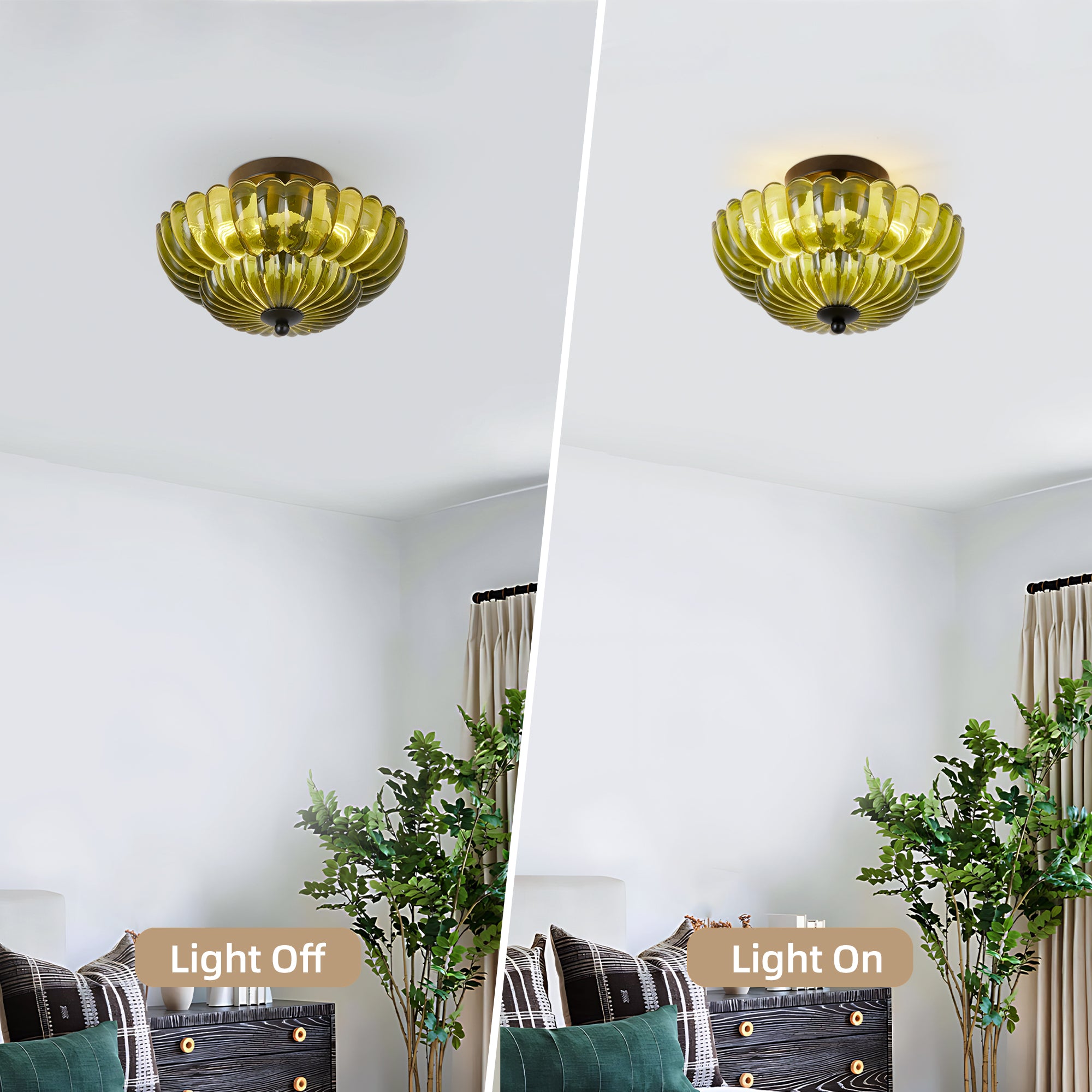 Lumière de plafond de montage semi-flush