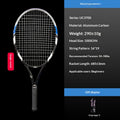 Raquettes de tennis Carbone et fibre de carbone intégré Super lumière simple et double Raquettes