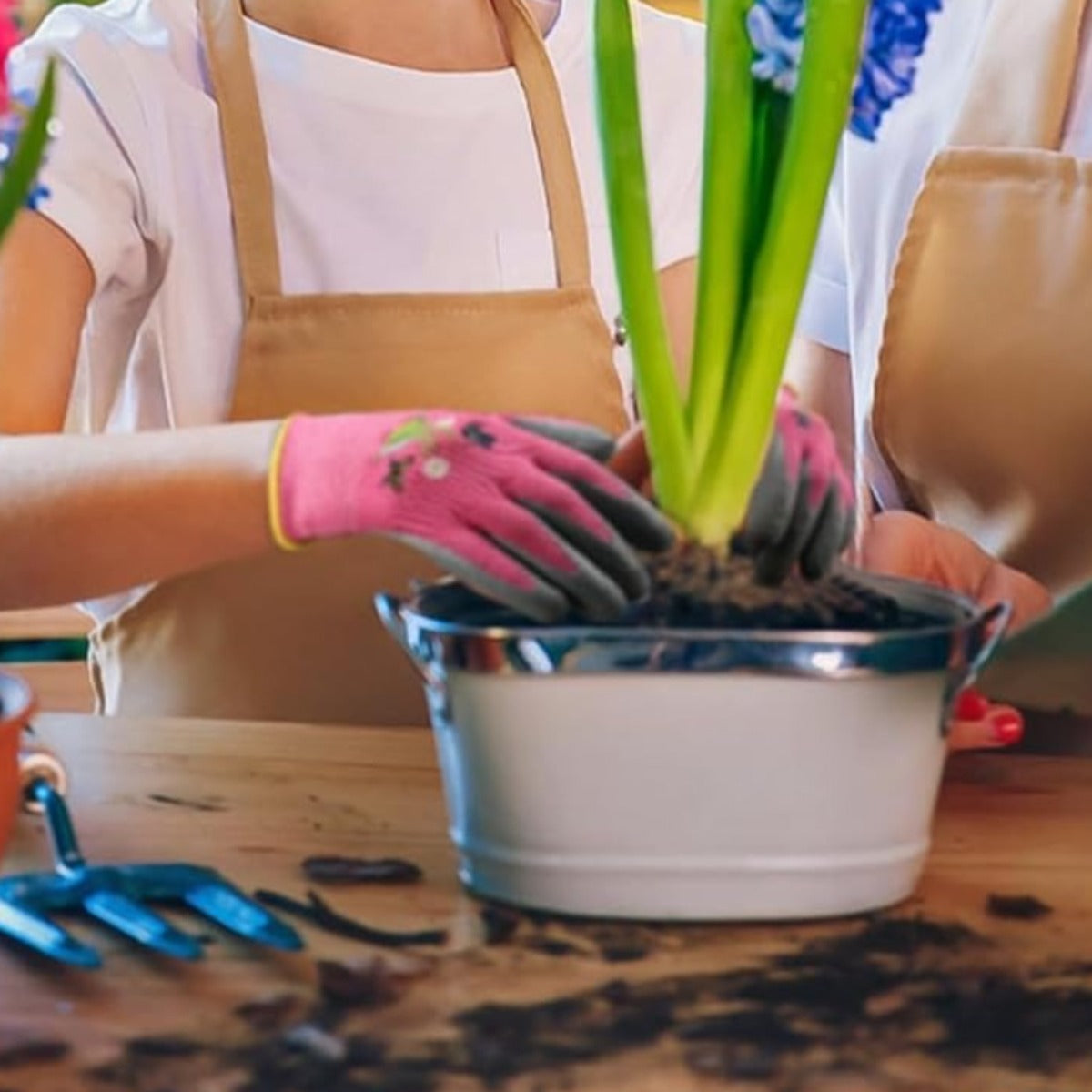 3 paires de petits gants de jardinage – Stretchy Fit