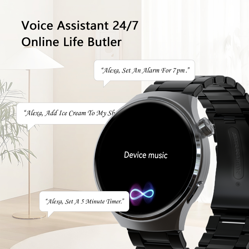 SENBONO V19 Hommes d'affaires Smart Watch Réponse Appel de fréquence cardiaque Water Proof Sports Fitness Sma