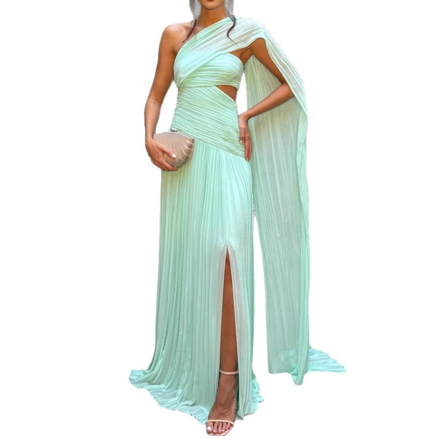 Robe plissée à la mode pour femmes