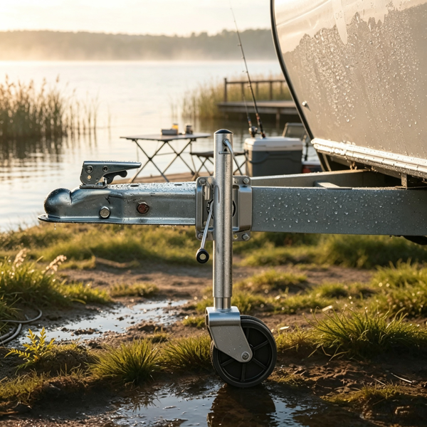 Remorque de bateau pivotante de 2000 Lbs avec double roue PP
