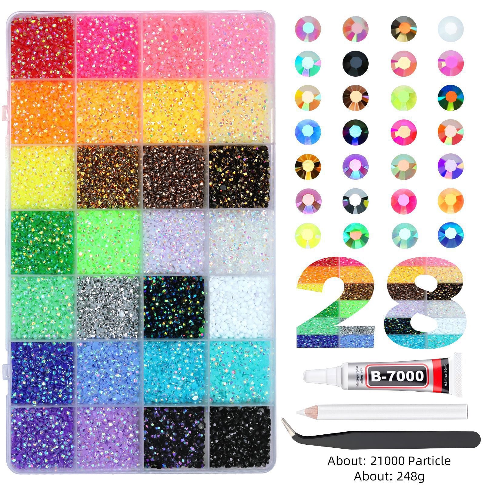 Accessoires d'art à ongles bricolage Accessoires à ongles portables