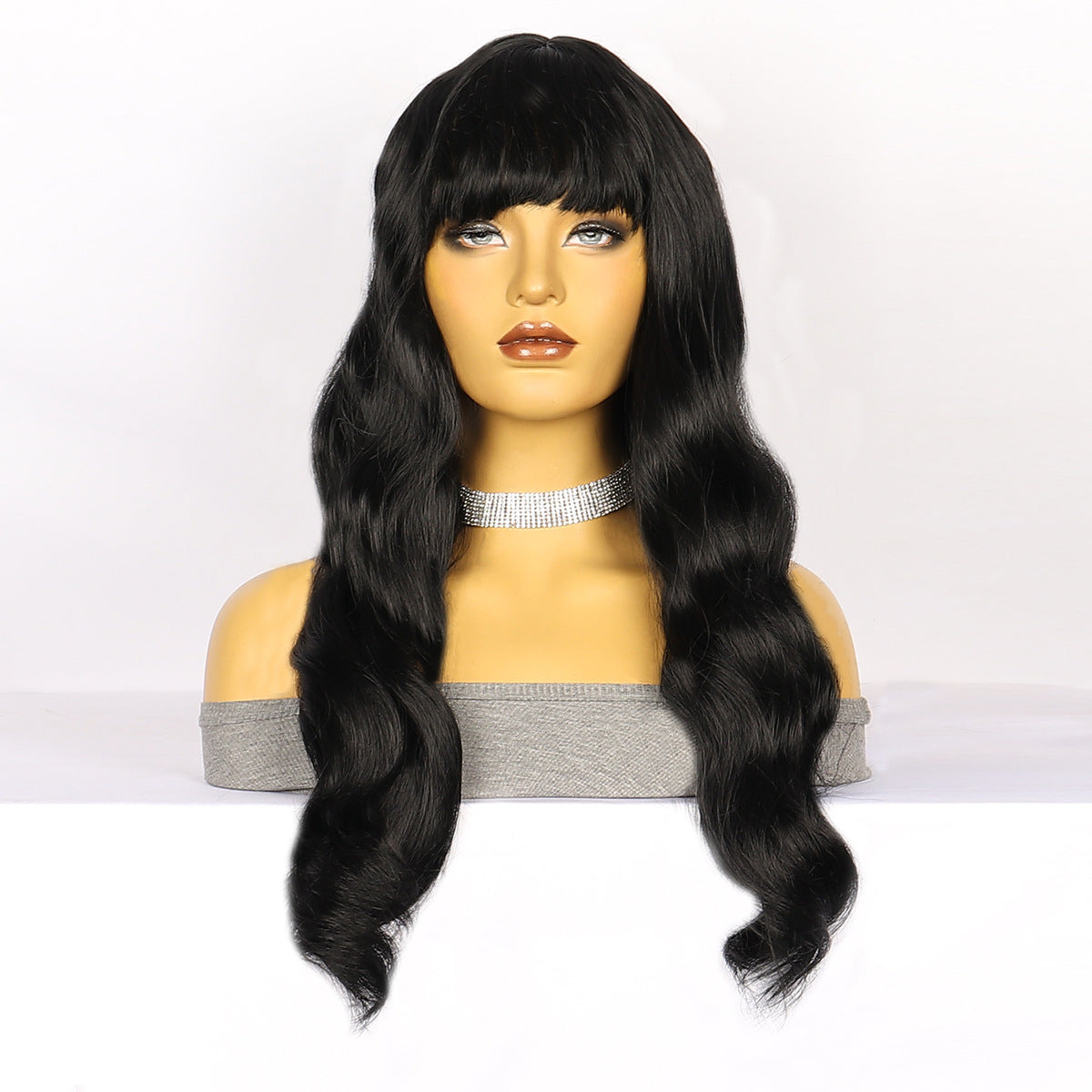 Bangs de coiffure en fibre chimique de mode