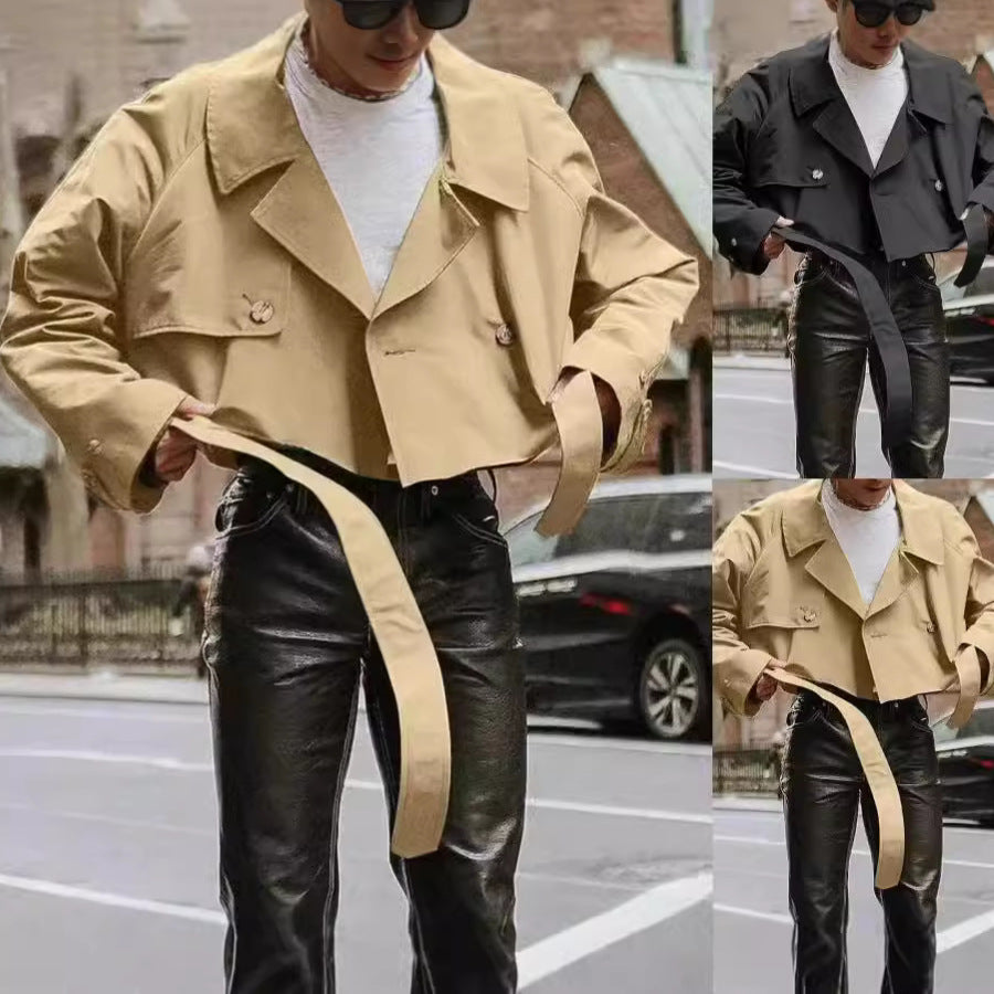 Manteau de trench élégant pour hommes