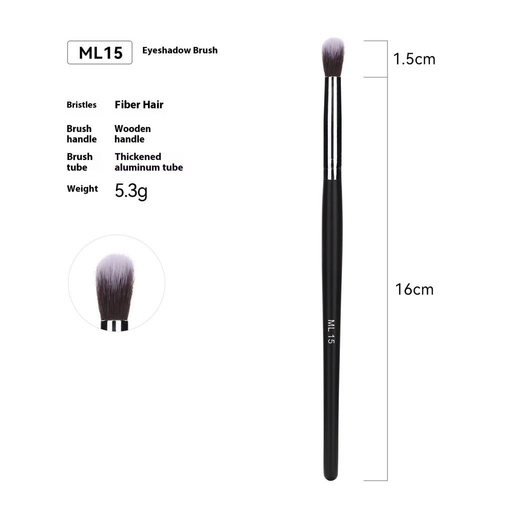 Vente Amazon Can Bulk 32 PCs Brush Suit Brush simple maquillage Sac en cuir avec poignée en bois