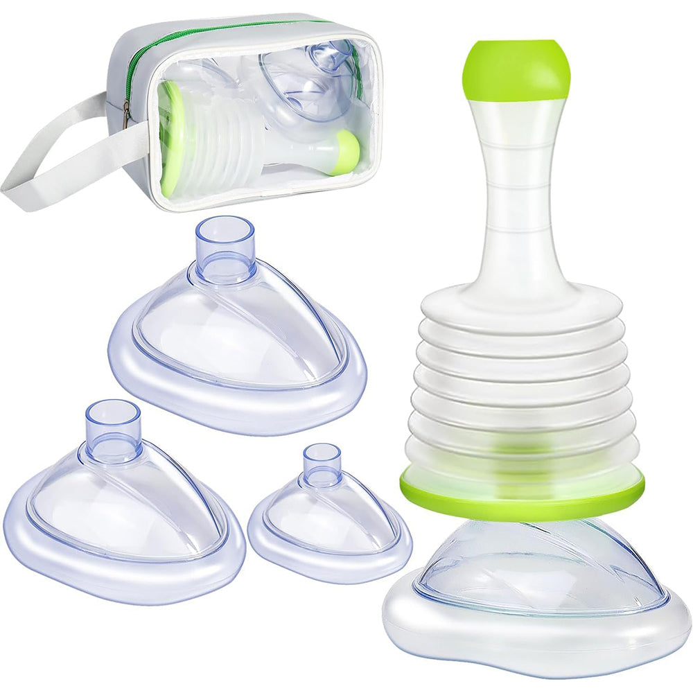 Dispositif anti-choc pour adultes et enfants Kit d'urgence d'aspiration d'air avec masques Eco-friendl