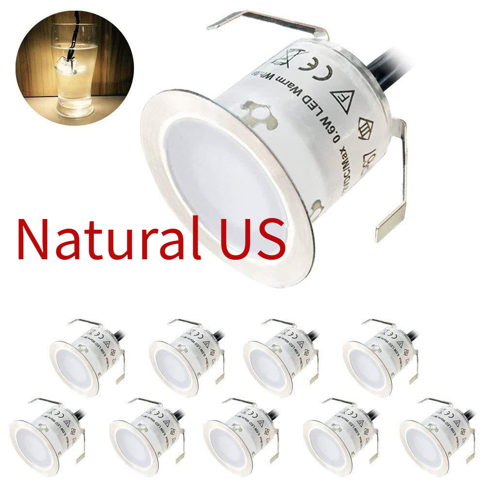 Mode simple Courtyard Deck Acier inoxydable Lampe souterraine