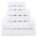 White cotton tea towel [1 hand towel + 1 towel + 1 square towel]-3 pieces/set